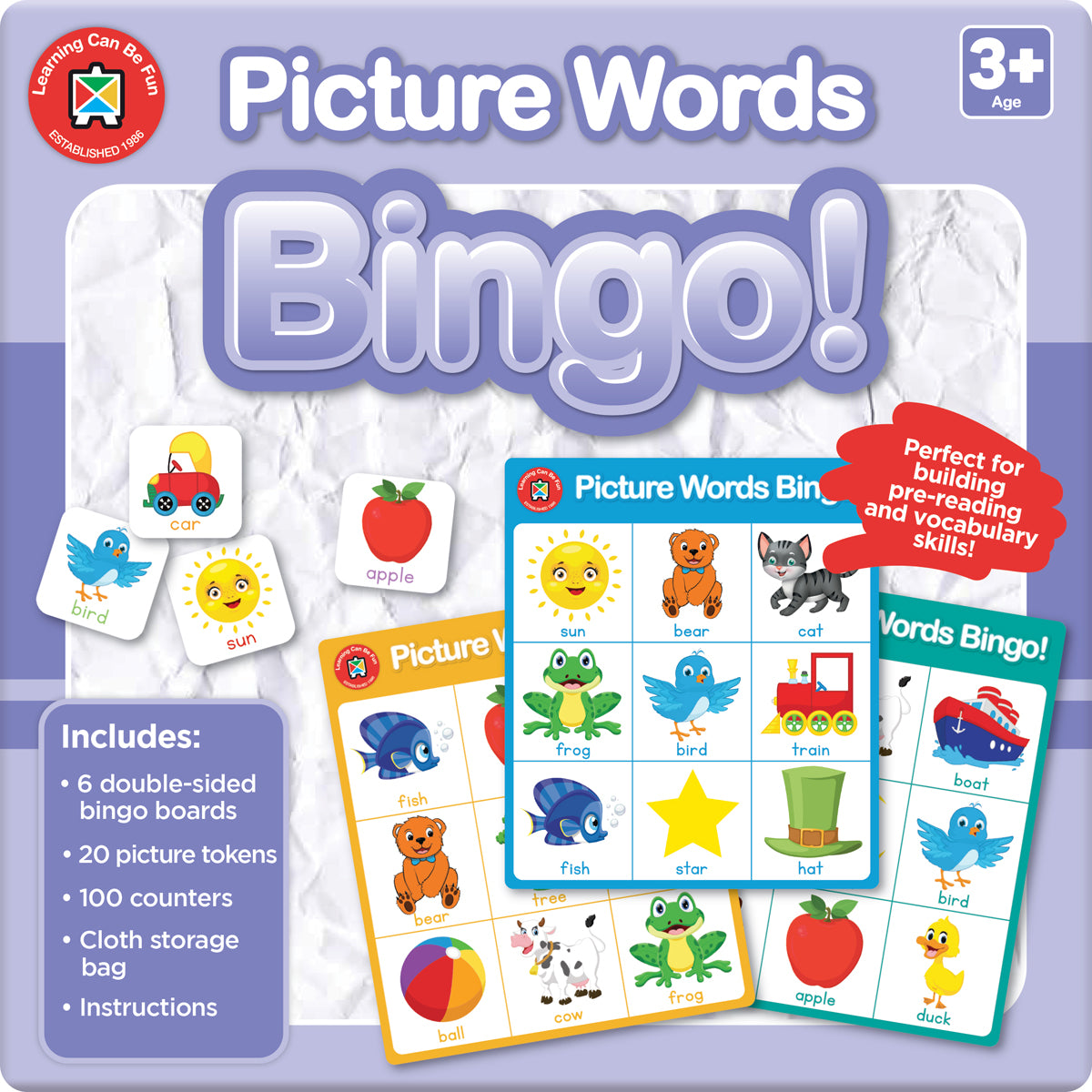 LCBF Picture Words Bingo