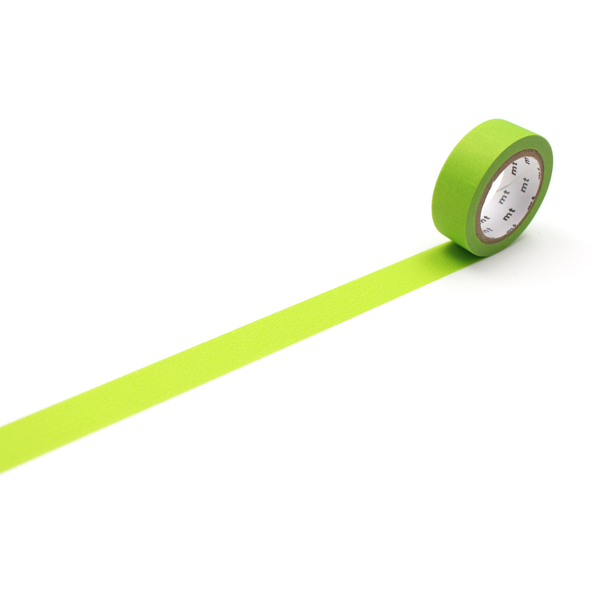 MT Washi Tape 15mm x 7m Matte Yellow-Green
