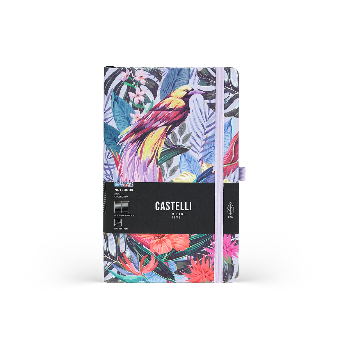 Castelli Notebook Eden Pocket Ruled Paradise