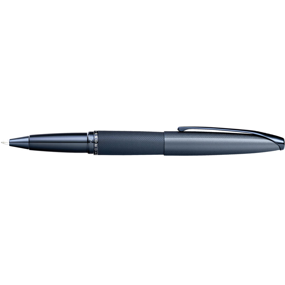 Cross ATX Etched Diamond Pattern Dark Blue Rollerball