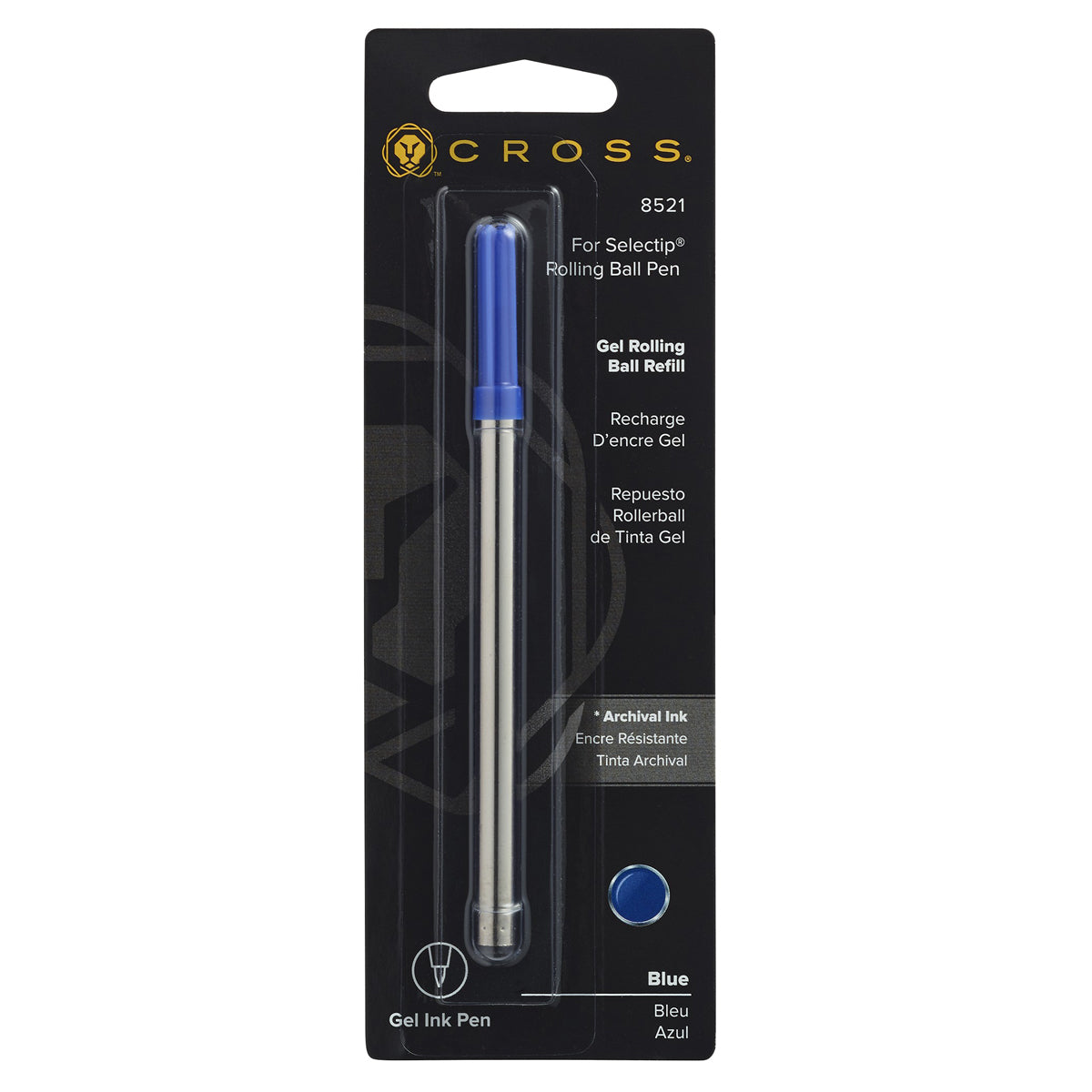 Cross Refill Selectip Gel Rollerball Blue - Single Pack