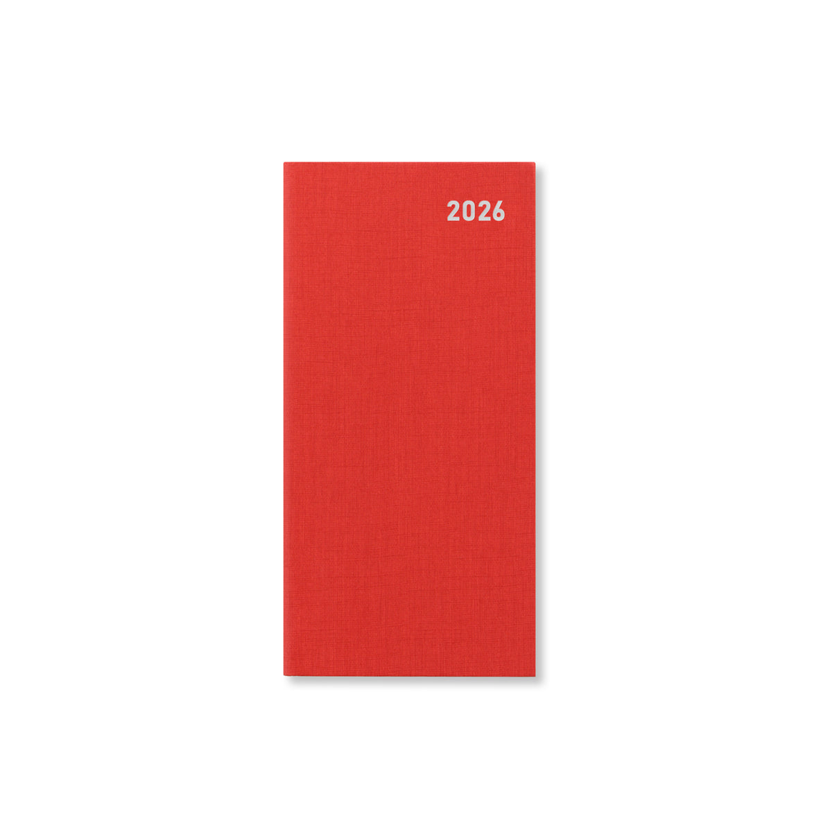Letts of London Diary Principal Slim Week to View English Red 2026