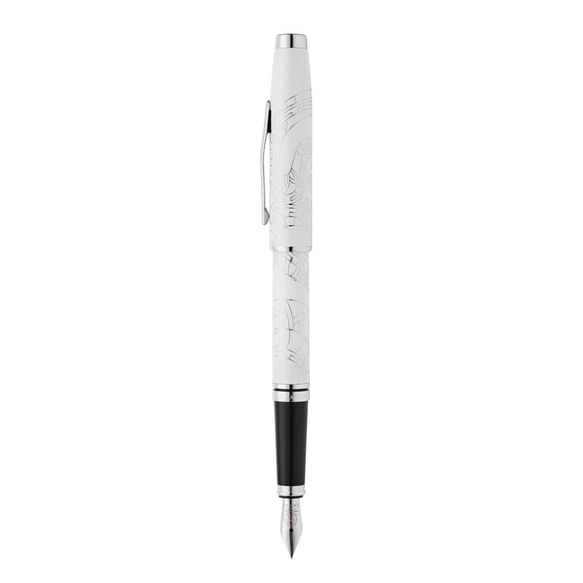 Cross Coventry Zodiac YOT Snake 2025 Pearl White Lac with Chrome Appts (M) Nib F/Pen