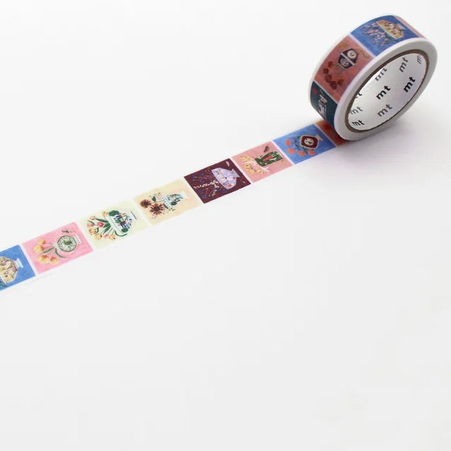 MT Washi Tape 15mm x 5m Polly Fern Street