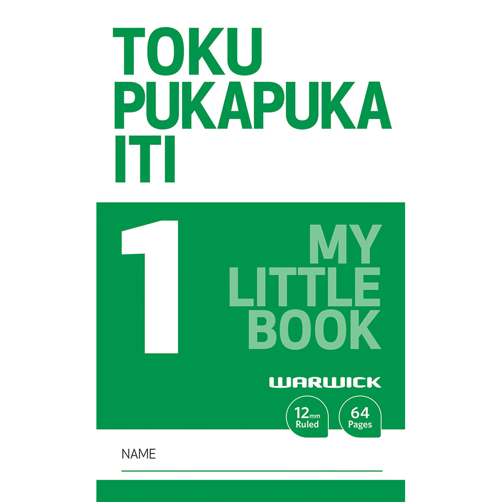 Warwick My Little Book Bilingual 12mm Ruled 64 Page