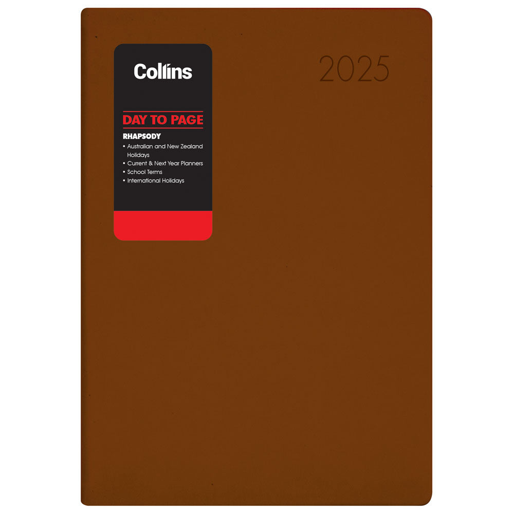 Collins Diary Rhapsody A41 Day To Page Cappuccino 2027