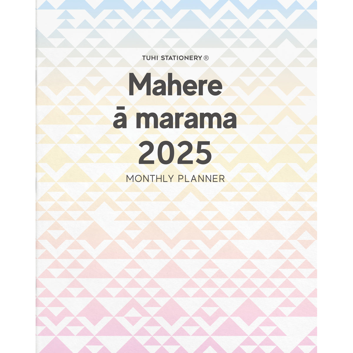 Tuhi Diary Month To View Planner Mahere a Marama Koru 2027