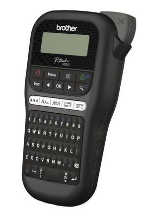 Brother PTH110BK Durable P-Touch Black Label Printer $20 Cashback