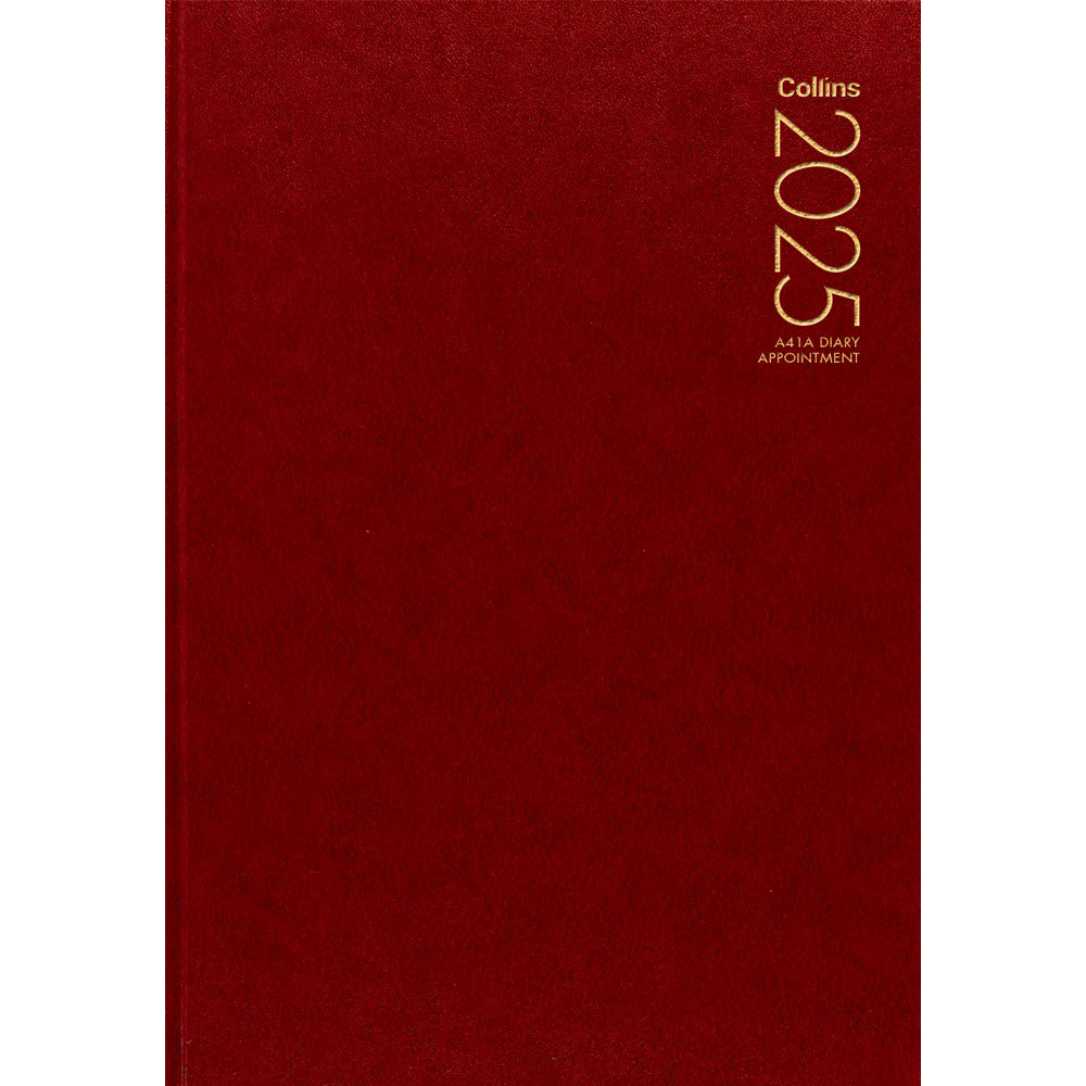 Collins Diary A41A Red Appointment 2027