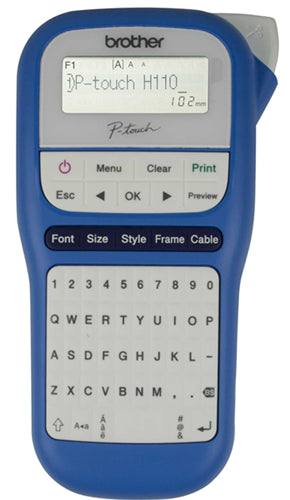 Brother PTH110BW Durable P-Touch Blue&White Label Printer $20 Cashback