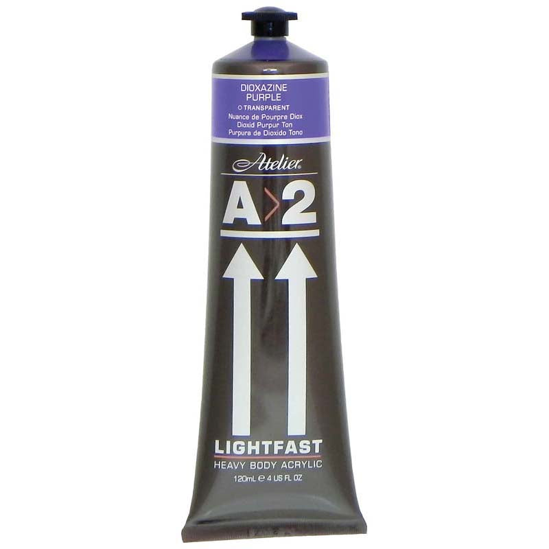 A2 Lightfast Heavybody Acrylic 120ml Dioxazine Purple Hue