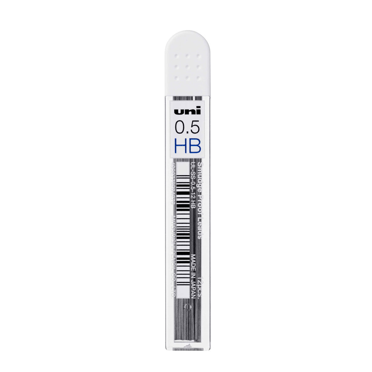 Uni Mechanical Pencil Leads 0.5 HB Pk12