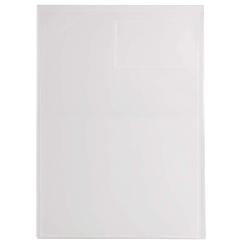 FM L-Shaped Pockets 3 Pocket A4 Clear