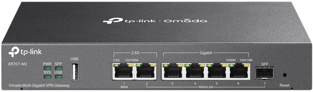 TP-Link ER707-M2 Omada 6 Port Multi-Gigabit VPN Router