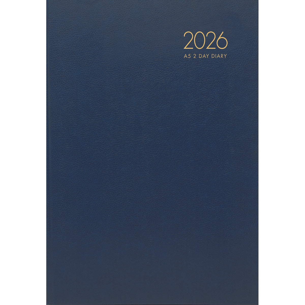 Windsor A52 2 Day To Page Diary Navy Even Year