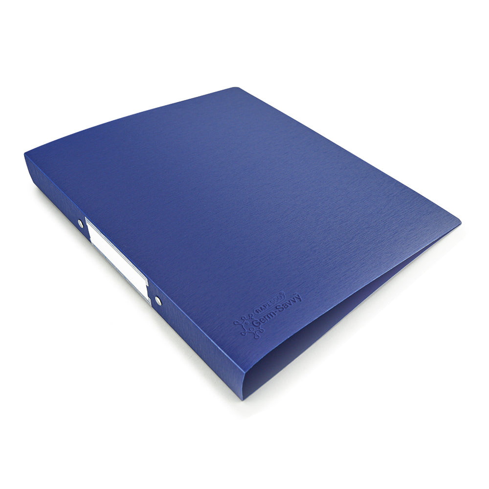 Rapesco Germ-Savvy Antibacterial A4 PP Ring Binder 2/35 Blue