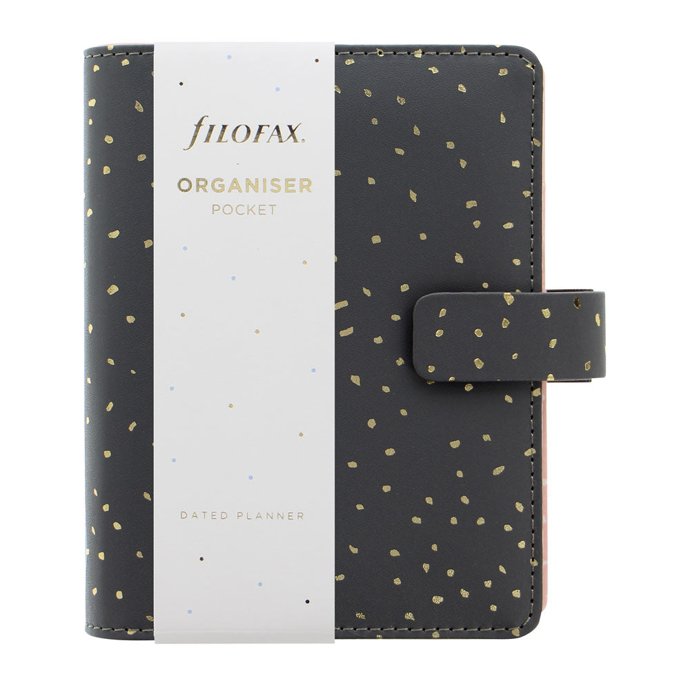 Filofax Organiser Confetti Pocket Charcoal