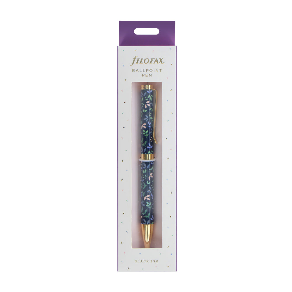 Filofax Accessory Ballpoint Pen Garden Navy