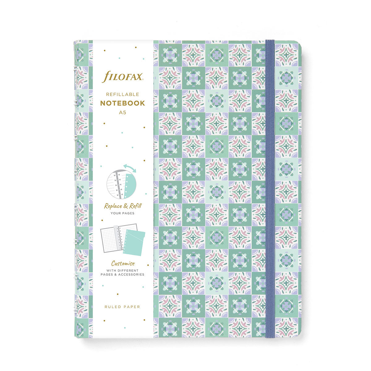 Filofax Notebook A5 Mediterranean Mint