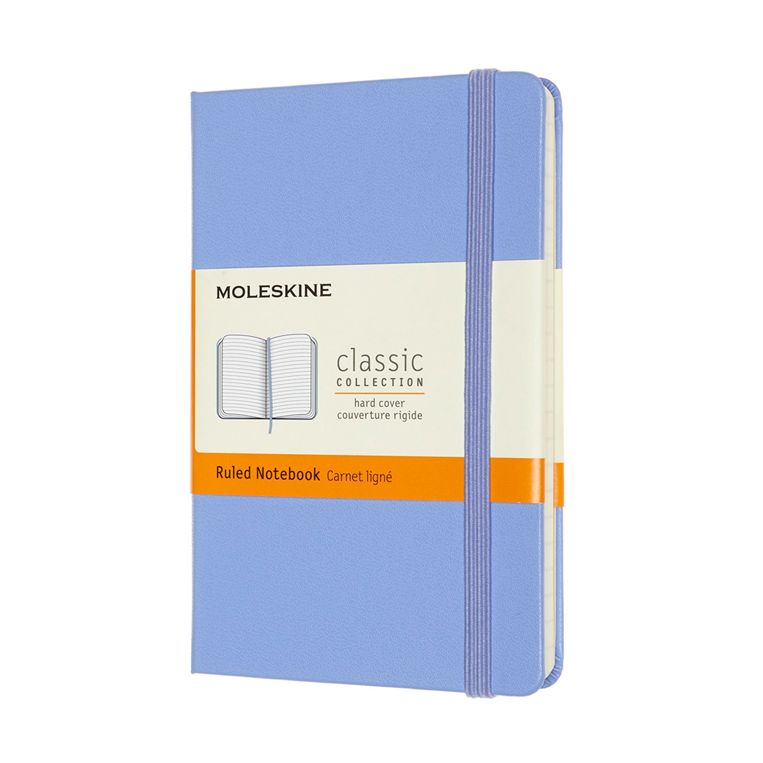 Moleskine Notebook Pocket Ruled Hydrangea Blue Hard