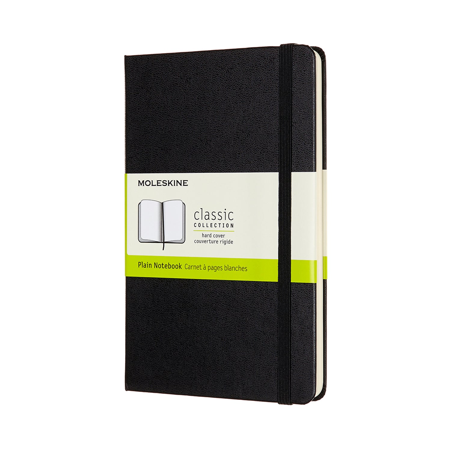 Moleskine Notebook Medium Black Hard Cover Plain