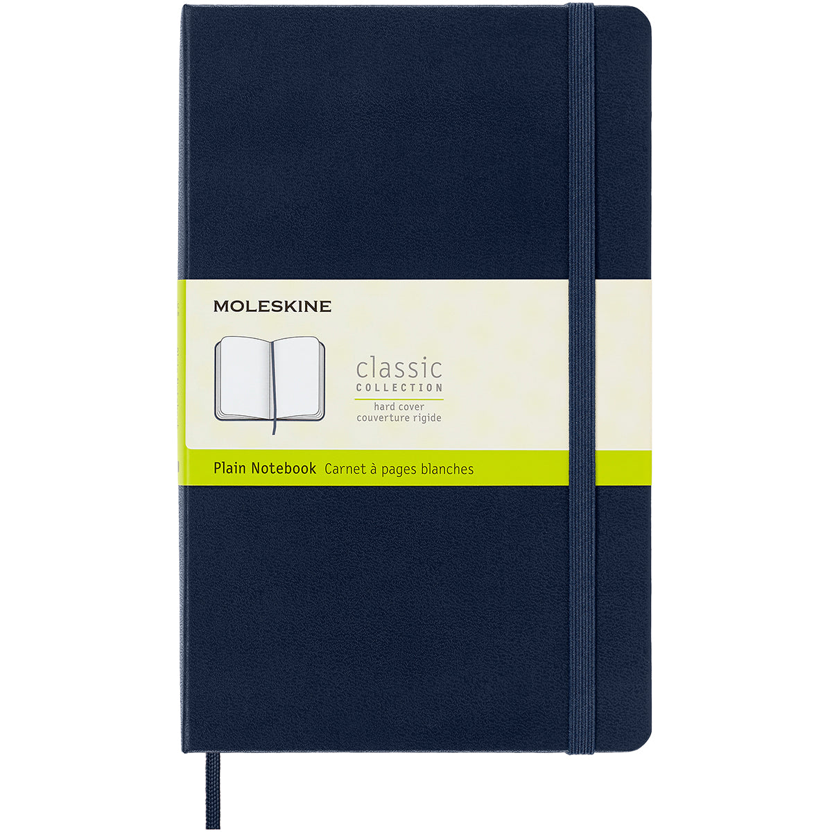 Moleskine Notebook Large Sapphire Blue Hard Cover Plain