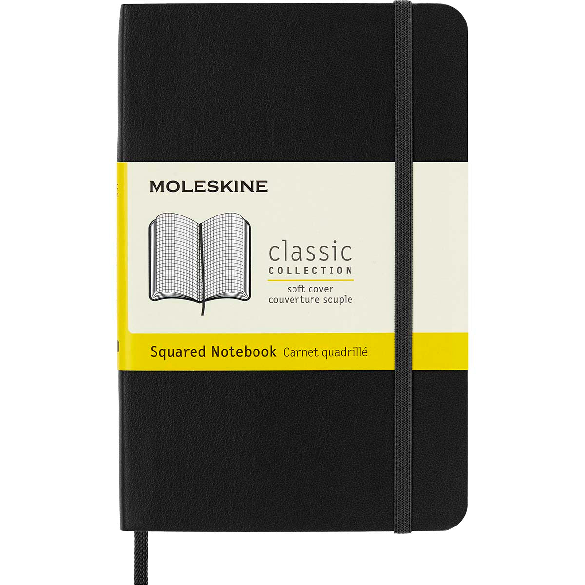 Moleskine Notebook Pocket Black Soft Cover Square