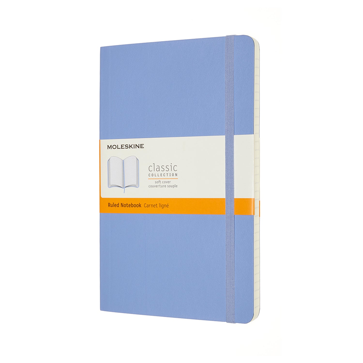 Moleskine Notebook Large Ruled Hydrangea Blue Soft