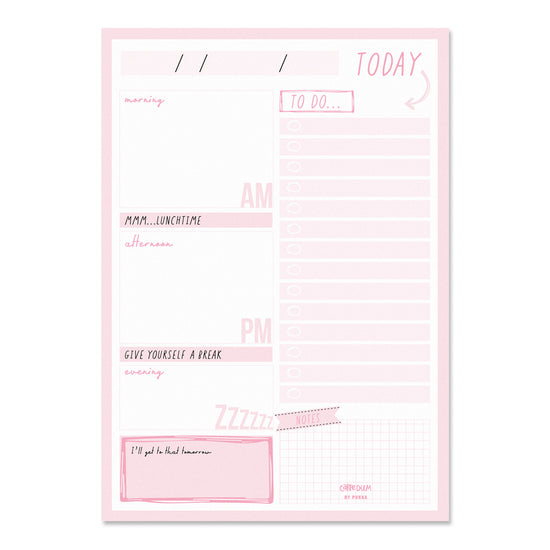 Pukka Carpe Diem Daily Planner Pad Ballerina Pink