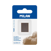Milan Watercolour Paint Half Pan Refill Brown