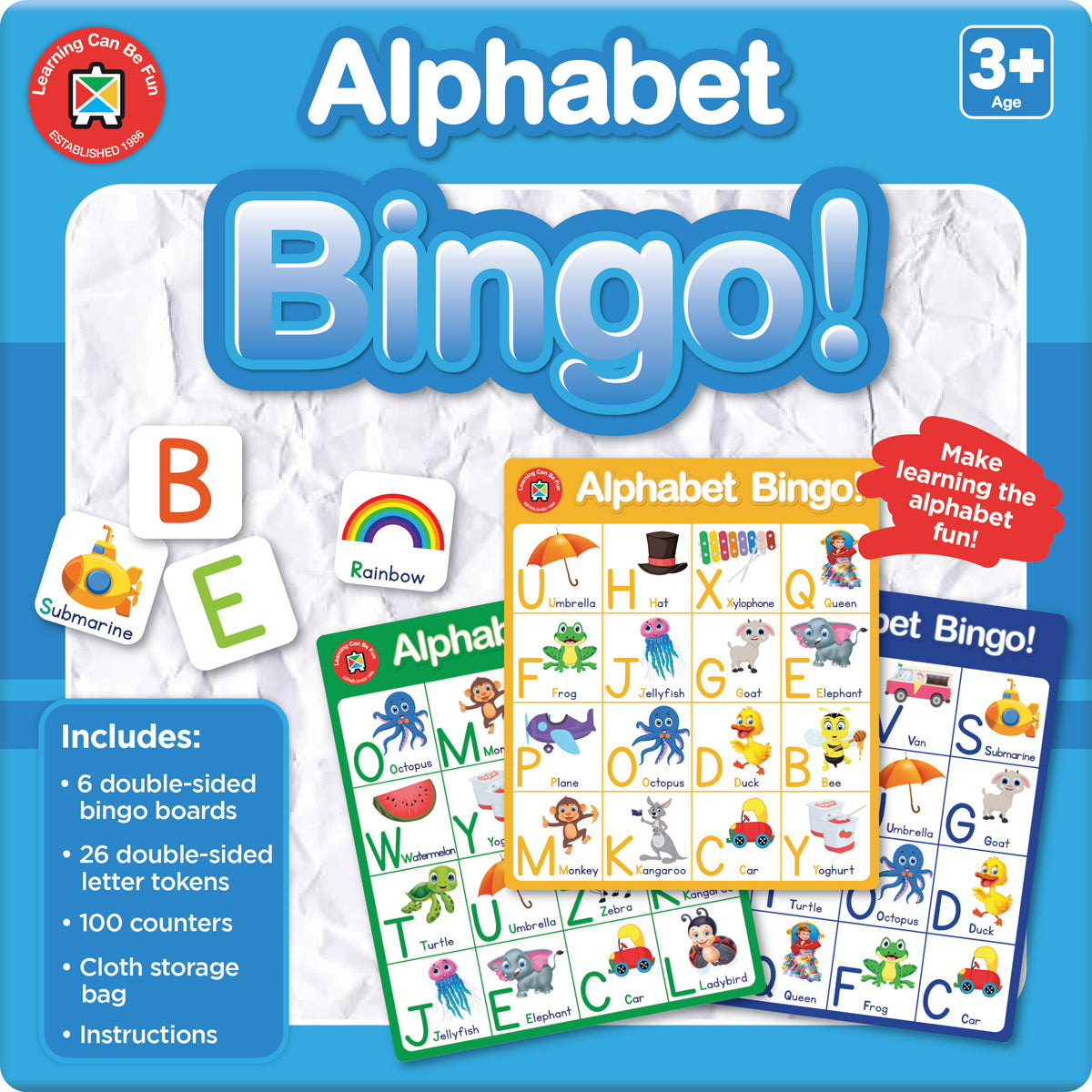 LCBF Alphabet Bingo