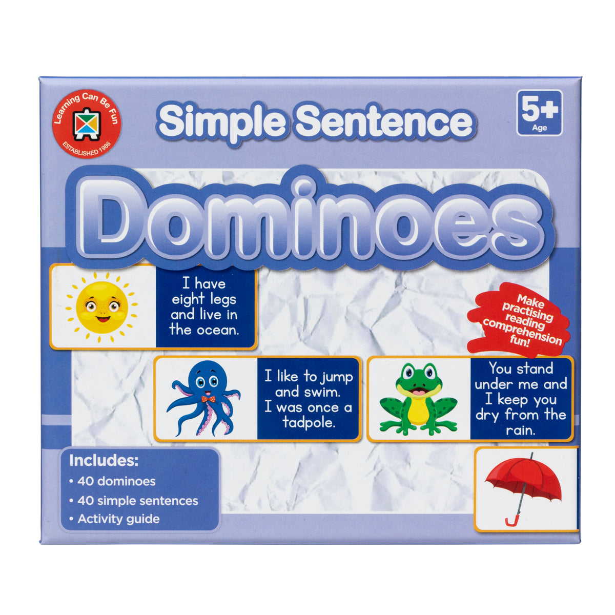 LCBF Simple Sentence Dominoes