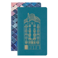 Moleskine LE Cahier Notebook Large Plain Set 2 Casa Batllo