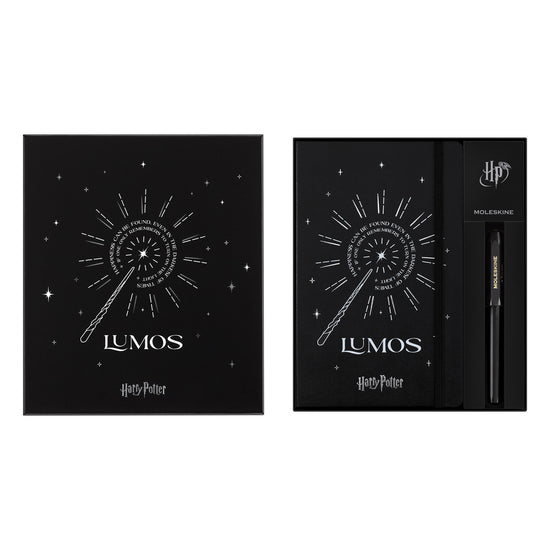 Moleskine LE Harry Potter Themed Bundle - Lumos notebook, Kaweco Rollerball Pen