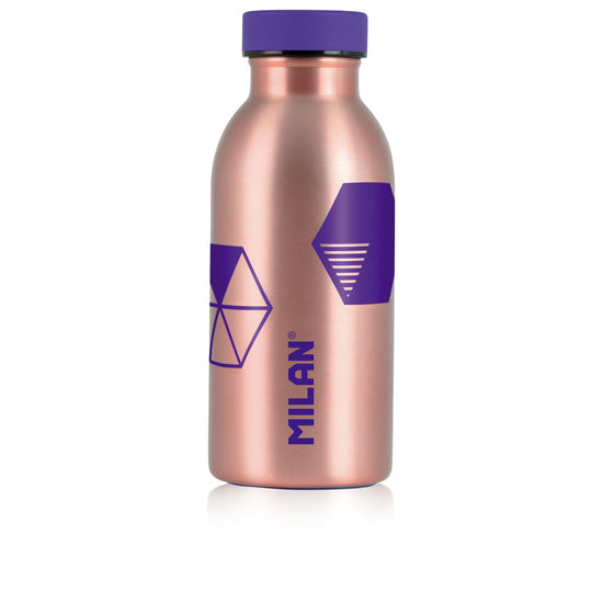 Milan Stainless Steel Isothermal Bottle 350ml Copper Series Lilac