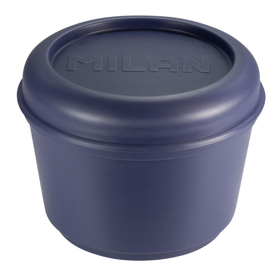Milan Food Container Round 250ml 1918 Series Navy Blue
