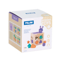 Milan Wooden Educational Toy Rabbit Cube
