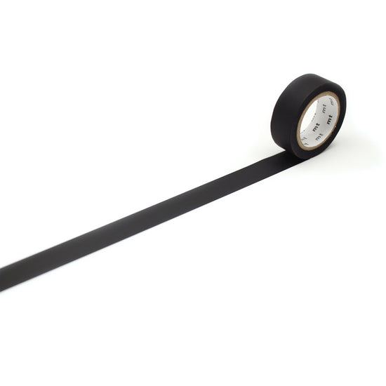 MT Washi Tape 15mm x 7m Matte Black