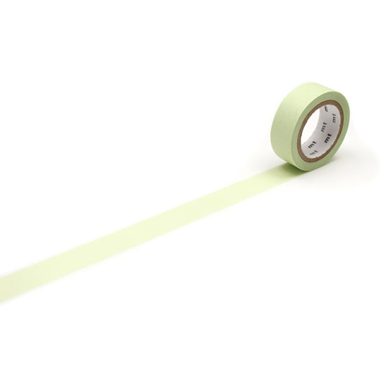 MT Washi Tape 15mm x 7m Pastel Leaf
