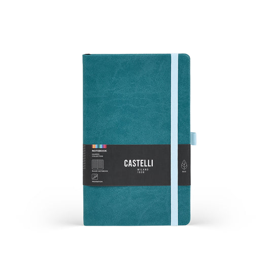 Castelli Notebook Kaleido Mid Ruled Forest