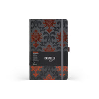 Castelli Notebook Copper Pocket Ruled Baroque