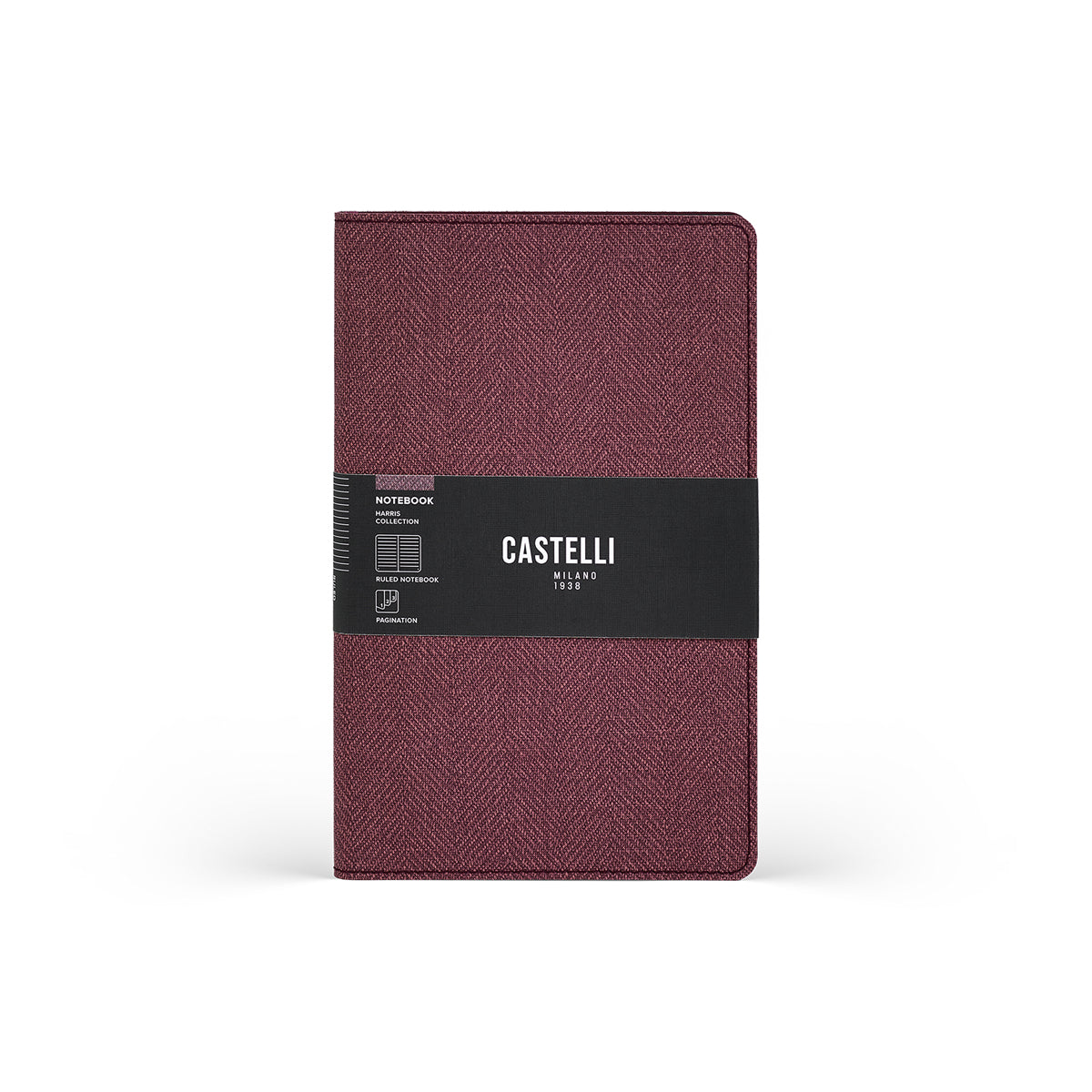 Castelli Notebook Harris Mid Ruled Royal Grape