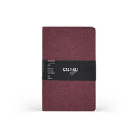 Castelli Notebook Harris Mid Ruled Royal Grape