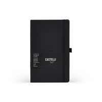 Castelli Notebook All Colour Mid Ruled Black