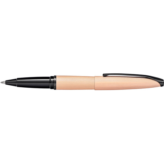 Cross ATX Etched Diamond Pattern Rose Gold Rollerball