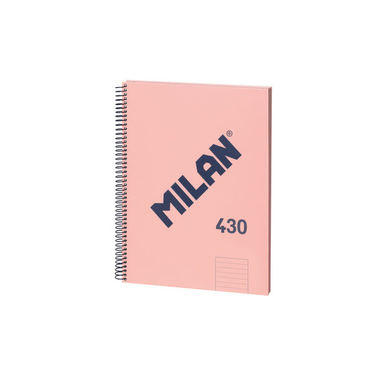Milan Notebook Spiral Hardcover A4 80 Leaf 1918 Series Pink