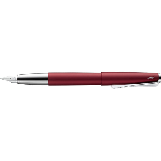 Lamy Studio Fountain Pen Matt RoyalRed with Fine Nib (067)