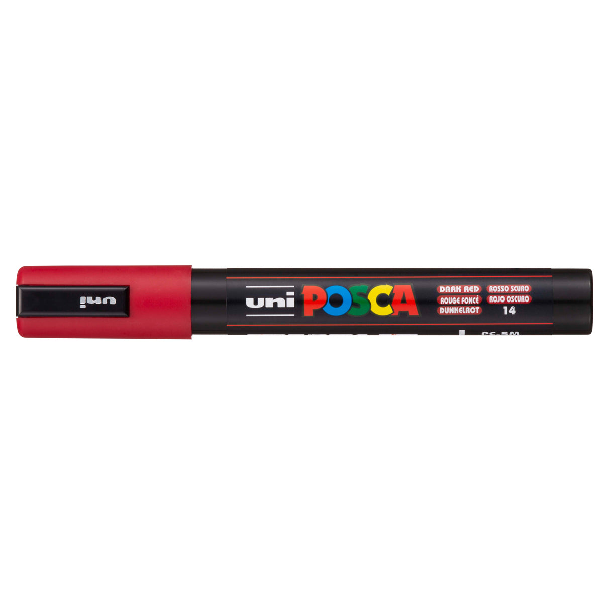 Uni Posca Marker 1.8-2.5mm Med Bullet Dark Red PC-5M