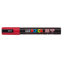 Uni Posca Marker 1.8-2.5mm Med Bullet Dark Red PC-5M