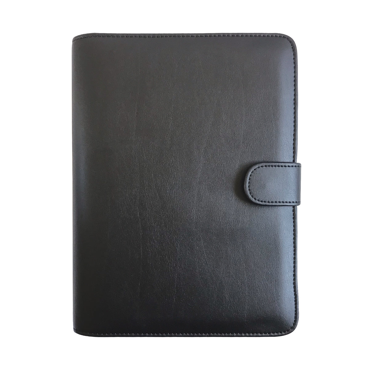 Debden Dayplanner Organiser Desk Snap Closure PU Black